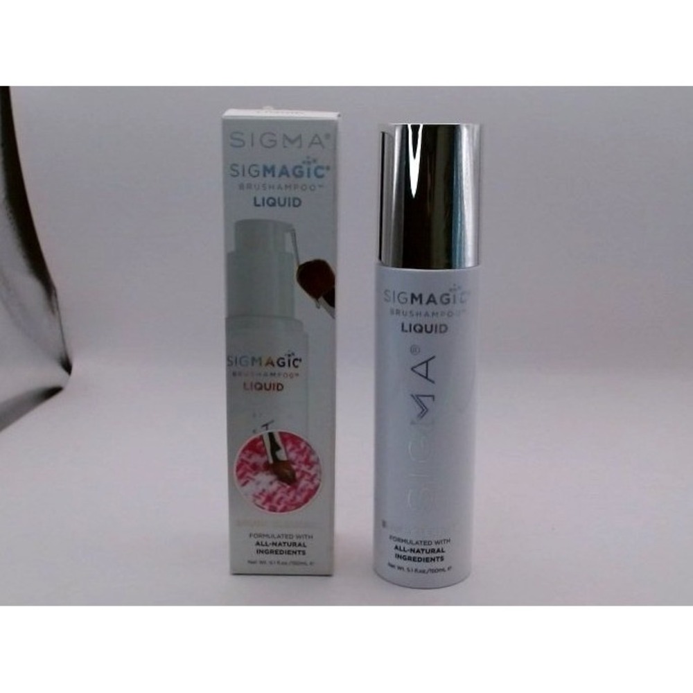 Sigma Beauty - SigMagic Brushampoo Liquid Brush Cleanser, 5.1 Fl Oz, BNIB